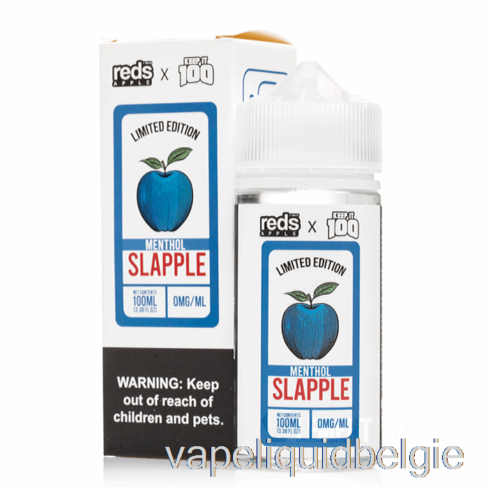 Vape Vloeibare Slapple Menthol - 7 Daze X Bewaar Het 100 - 100 Ml 6 Mg